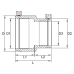 63 x 50 mm PE Elektroschweiß-Reduktionmuffe Typ Fusion